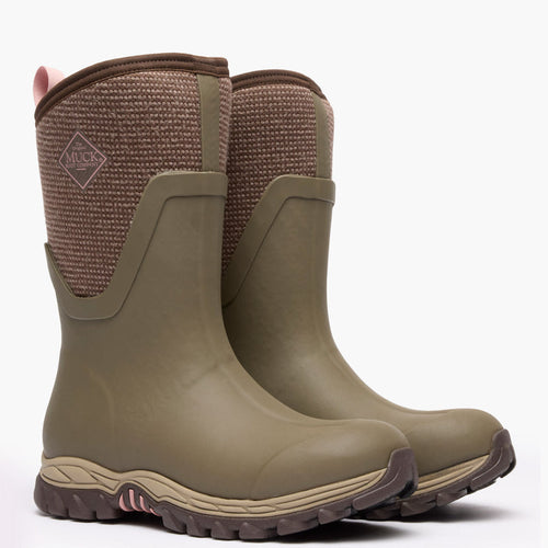 Muck Women's Arctic Sport II Mid Boot Walnut/Chocolate Brown