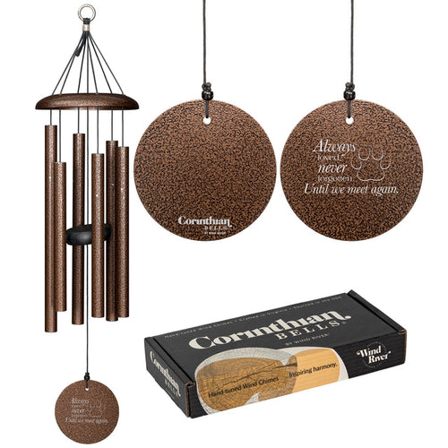 Wind River Corinthian Bells® Always Loved Pawprint 27-Inch Wind Chime