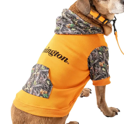 Remington Orange Camo Dog Hoodie