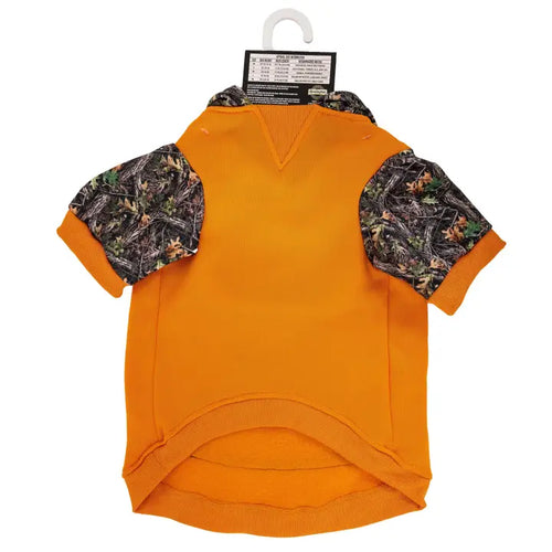Remington Orange Camo Dog Hoodie