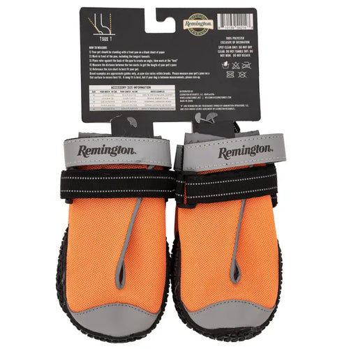 Remington Orange Protective Pet Booties