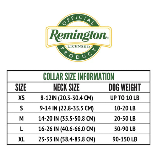 Remington Orange Dog Collar